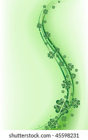 The vector illustration contains the image of St. Patrick's background