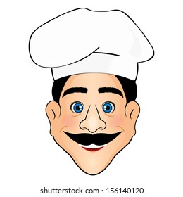 Vector illustration of cook