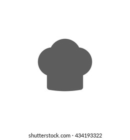 Vector illustration of cook hat icon on white background