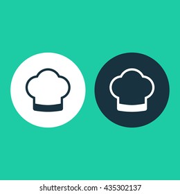 Vector illustration of cook hat icon