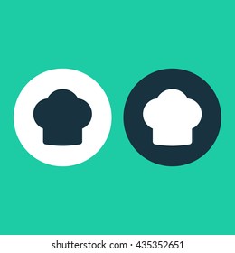 Vector illustration of cook hat icon