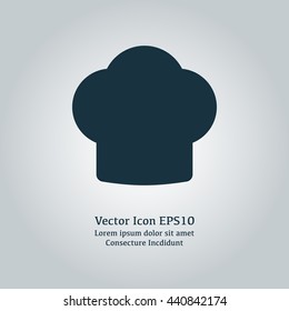 Vector illustration of cook hat icon