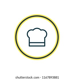 Vector illustration of cooking icon line. Beautiful entertainment element also can be used as chef icon element.