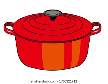 Vector illustration of Cooking Pot icon