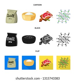 Vector illustration of cooking and sea icon. Set of cooking and baking   stock symbol for web.