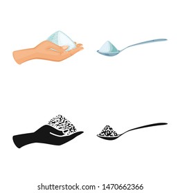 Vector illustration of cooking and sea icon. Collection of cooking and baking vector icon for stock.