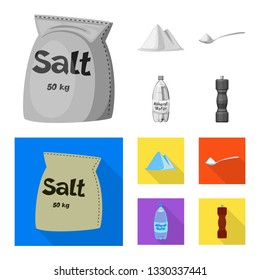 Vector illustration of cooking and sea logo. Collection of cooking and baking   stock vector illustration.