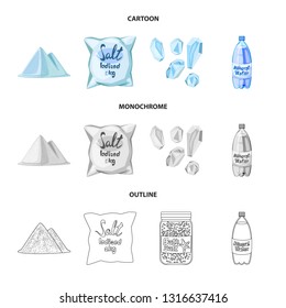 Vector illustration of cooking and sea symbol. Set of cooking and baking   vector icon for stock.