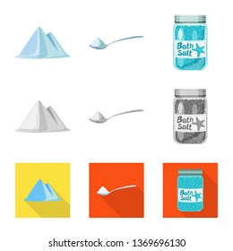 Vector illustration of cooking and sea symbol. Set of cooking and baking   vector icon for stock.