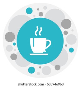 Vector Illustration Of Cooking Symbol On Tea Icon. Premium Quality Isolated Coffee Element In Trendy Flat Style.