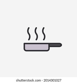 Icono de la ilustración vectorial de la cocina