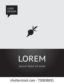 Vector Illustration Of Cookware Symbol On Beet Icon. Premium Quality Isolated Turnip Element In Trendy Flat Style.