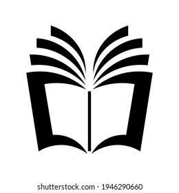Vector illustration of a cool book on reading. Design of knowledge, learning and education concepts on a white background.
