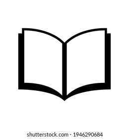 Vector illustration of a cool book on reading. Design of knowledge, learning and education concepts on a white background.