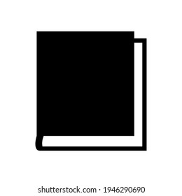 Vector illustration of a cool book on reading. Design of knowledge, learning and education concepts on a white background.