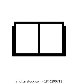 Ilustración vectorial de un libro genial sobre lectura. Diseño de conceptos de conocimiento, aprendizaje y educación sobre un fondo blanco.