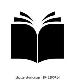 Vector illustration of a cool book on reading. Design of knowledge, learning and education concepts on a white background.
