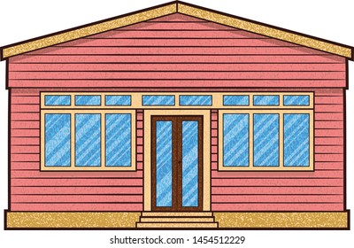 Red Front Door House Stock Illustrations Images Vectors