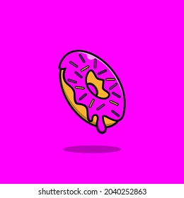 vector illustration of cool donuts can be used for clothes, web design, wallpapers and more