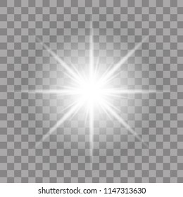 Vector illustration for cool effect decoration with ray sparkles.Transparent shine gradient glitter, bright flare. Glare texture.