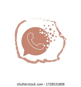 Vector Illustration Cool And Modern Whats App Telephone Icon
