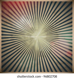 Vector illustration of cool retro grunge background