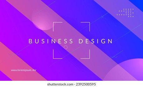 Vector Illustration. Cool Summer Background. Purple Minimal Design. Technology Shape. Paper Geometric Composition. Gradient Ux. Wavy Landing Page. Pink Vector Illustration