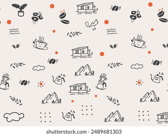 vector illustration of copy and house icon set