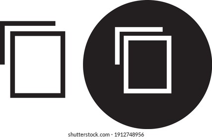 vector illustration of a copy icon