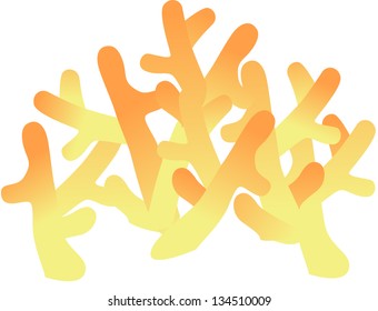 Vector illustration of coral reef