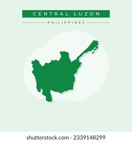 Vector de ilustración vectorial del mapa de Cordillera de Filipinas