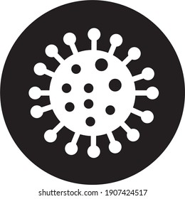 vector illustration of corona virus icon