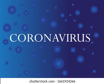 Vector Illustration Corona Virus Infection. 2019-nvoc Virus.corona Virus Microbe. Corona Virus Danger, Corona Cell. Disense Outbreak