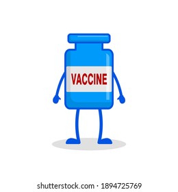 vector illustration of corona virus vaccine shape. modern and colorful design.
