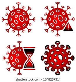 Vector illustration. Coronavirus 2019 infographic template. Flat design