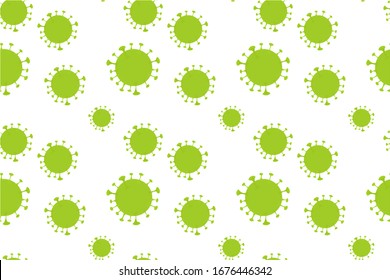 vector illustration of coronavirus covid 19,abstract pattern  of the coronavirus.