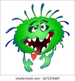 Vector illustration of Coronavirus COVID-19. A new outbreak of coronavirus. Global pandemic alert. Flash Covid-19.