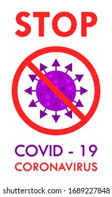 Vector illustration of a coronavirus. Icons of the virus. The epidemic of 2019 2020. Pandemic, disease, illness, pneumonia. Chinese coronavirus. Covid-19. Self-isolation, quarantine. Stay at home