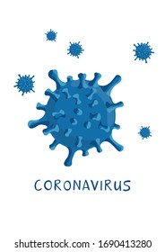 Vector illustration of coronavirus pandemic