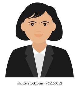 Vector illustration of corporate dress code. Business girl, teacher and secretary in formal clothes. Base wardrobe.