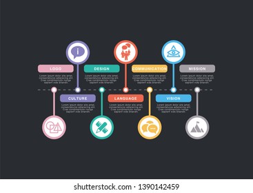 VECTOR ILLUSTRATION AND CORPORATE IDENTITY CONCEPT