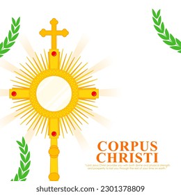 Ilustración vectorial de la plantilla de parodias de noticias de Corpus Christi en los medios sociales