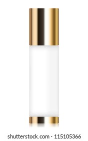 Vector illustration of cosmetic container