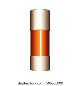 Vector illustration of cosmetic gold container. Realistic Cosmetic bottle. Container for cream, foams and other cosmetics. Template For Mock up Your Design.