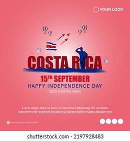 ilustración vectorial del día de la independencia de las repúblicas costeras 