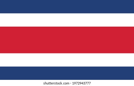 vector illustration of the Costa Rica flag. patriotic concept