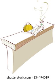 Vector illustration of a counter