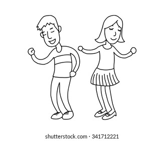 Dance Twist Stock Illustrations, Images & Vectors | Shutterstock