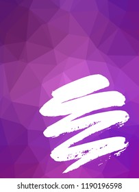 Vector illustration. Cover for notebook. Abstract background polygon art