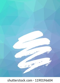 Vector illustration. Cover for notebook. Abstract background polygon art